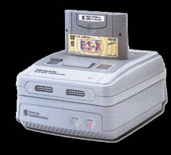 Whole thing : Super Nintendo + Base + Cartridge