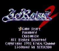 Actraiser 2 - Cliquez pour voir des screenshot !