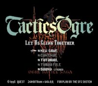 Ogre Battle_Tactics Ogre -Let Us Cling Together- - Cliquez pour voir des screenshot !