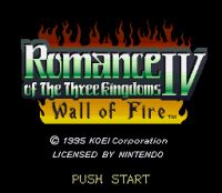 Romance Of The Three Kingdoms IV_Wall Of Fire - Cliquez pour voir des screenshot !
